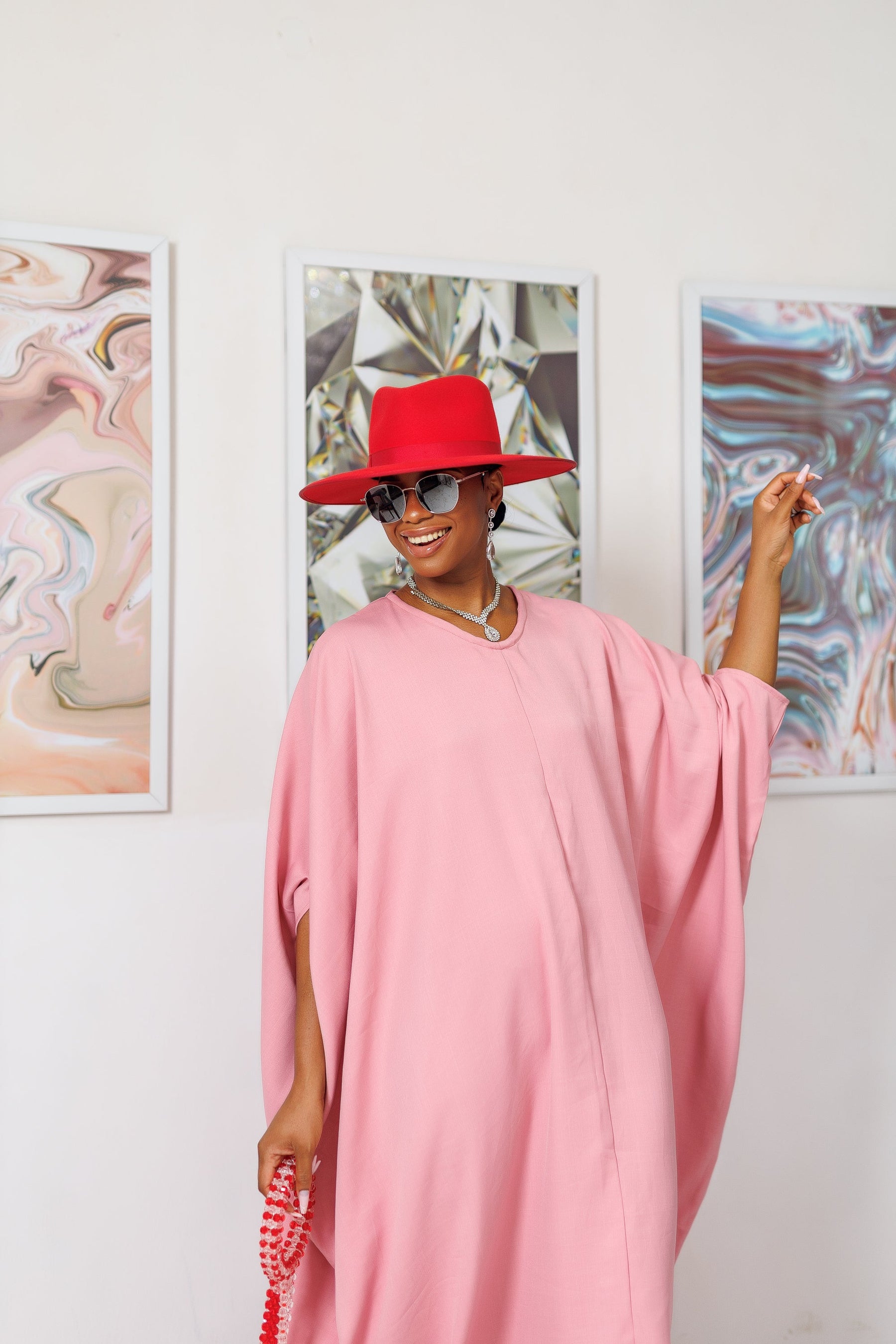 Ebenato Elegant Duchess Kaftan Maxi Dress – Handcrafted with Royalty in Mind