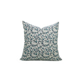 Floral Hand Block Print Boho Pure Linen Pillow Cover- Pushp Varsha