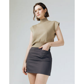 WILMA DOUBLE POCKET MINI SKIRT