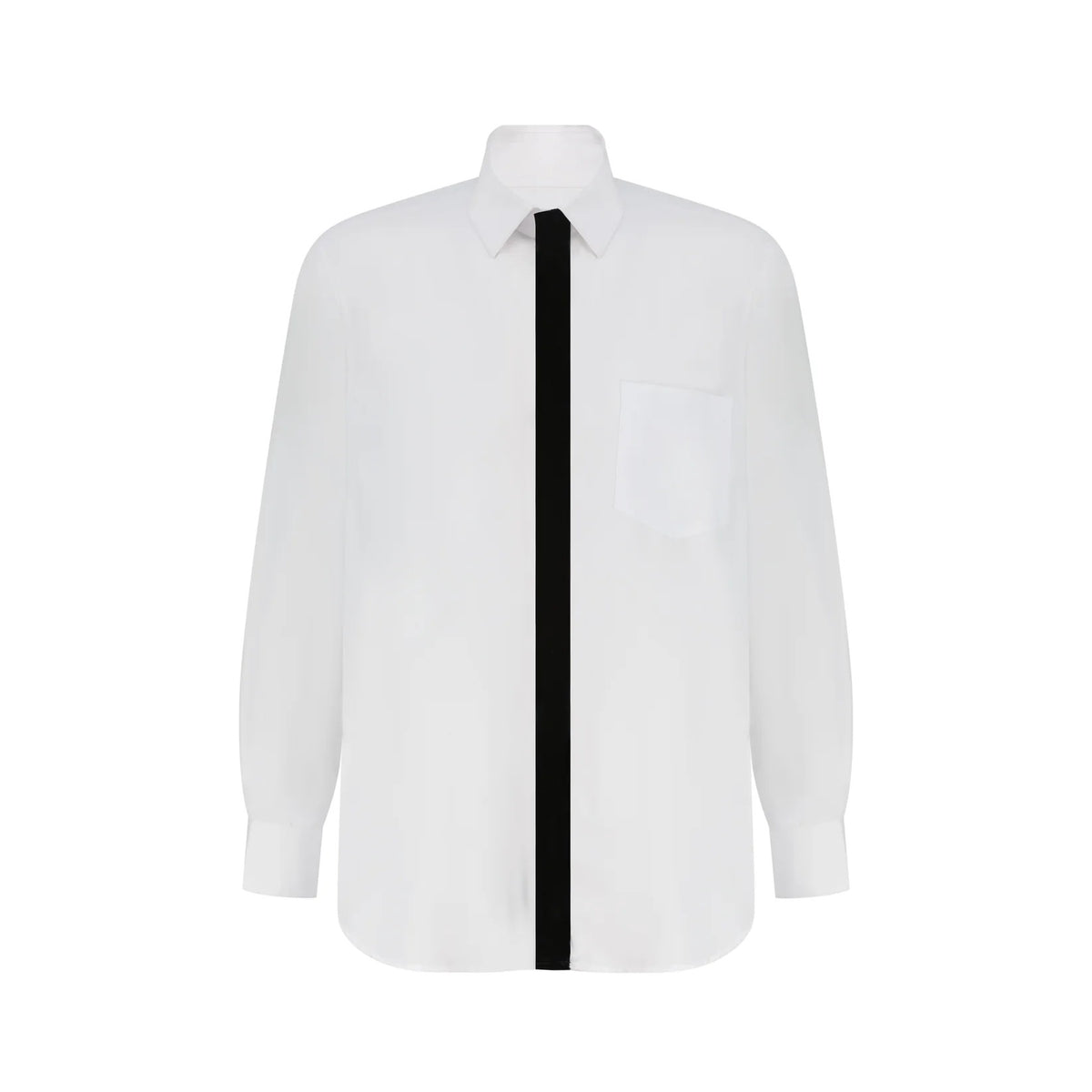 Velvet Patch Long Sleeve Botton Up Shirt