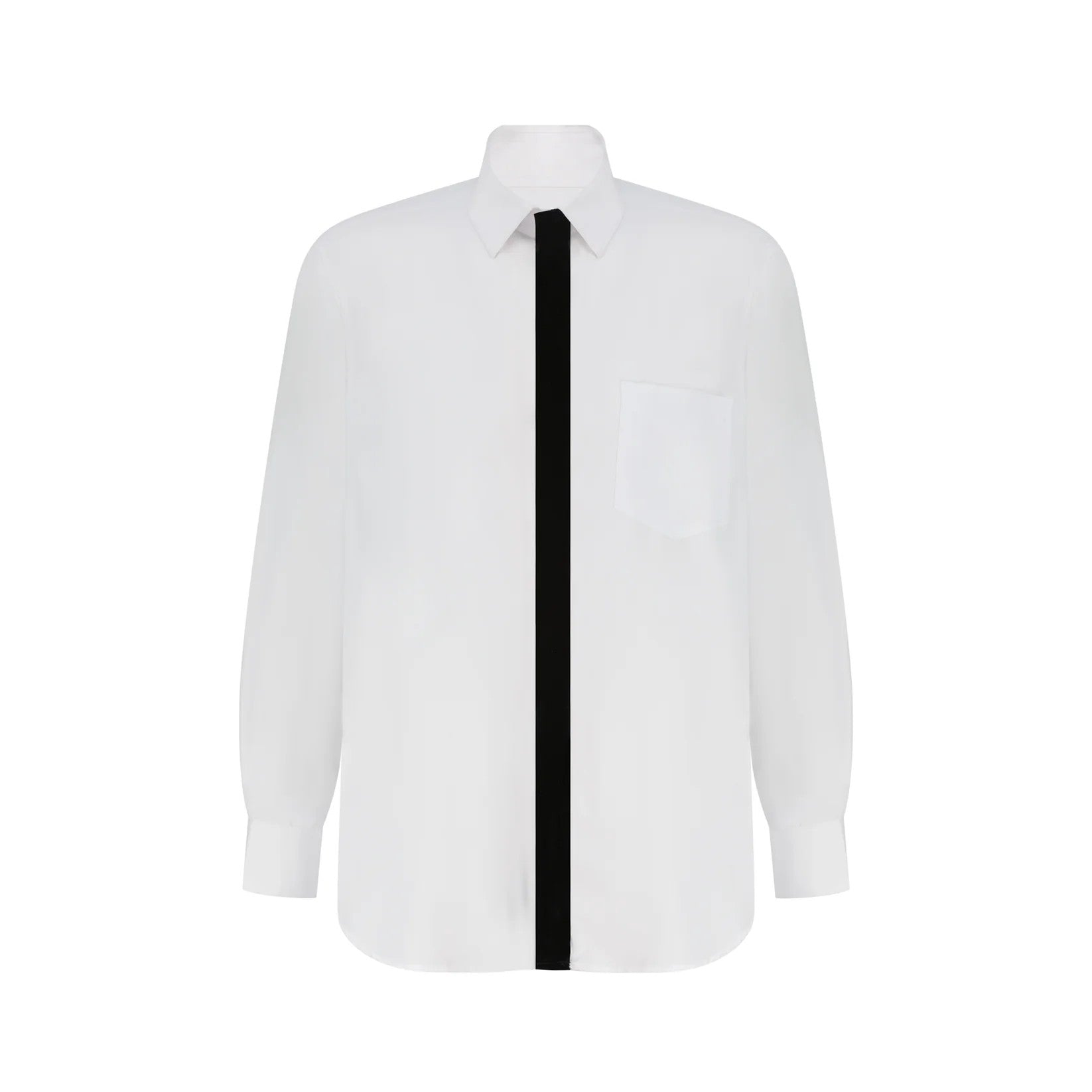 Velvet Patch Long Sleeve Botton Up Shirt