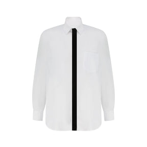 Velvet Patch Long Sleeve Botton Up Shirt