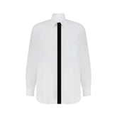 Velvet Patch Long Sleeve Button Up Shirt