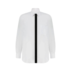 Velvet Patch Long Sleeve Button Up Shirt