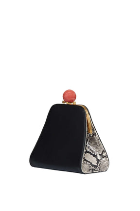 Josephine Ball Frame Calfskin Leather Bag