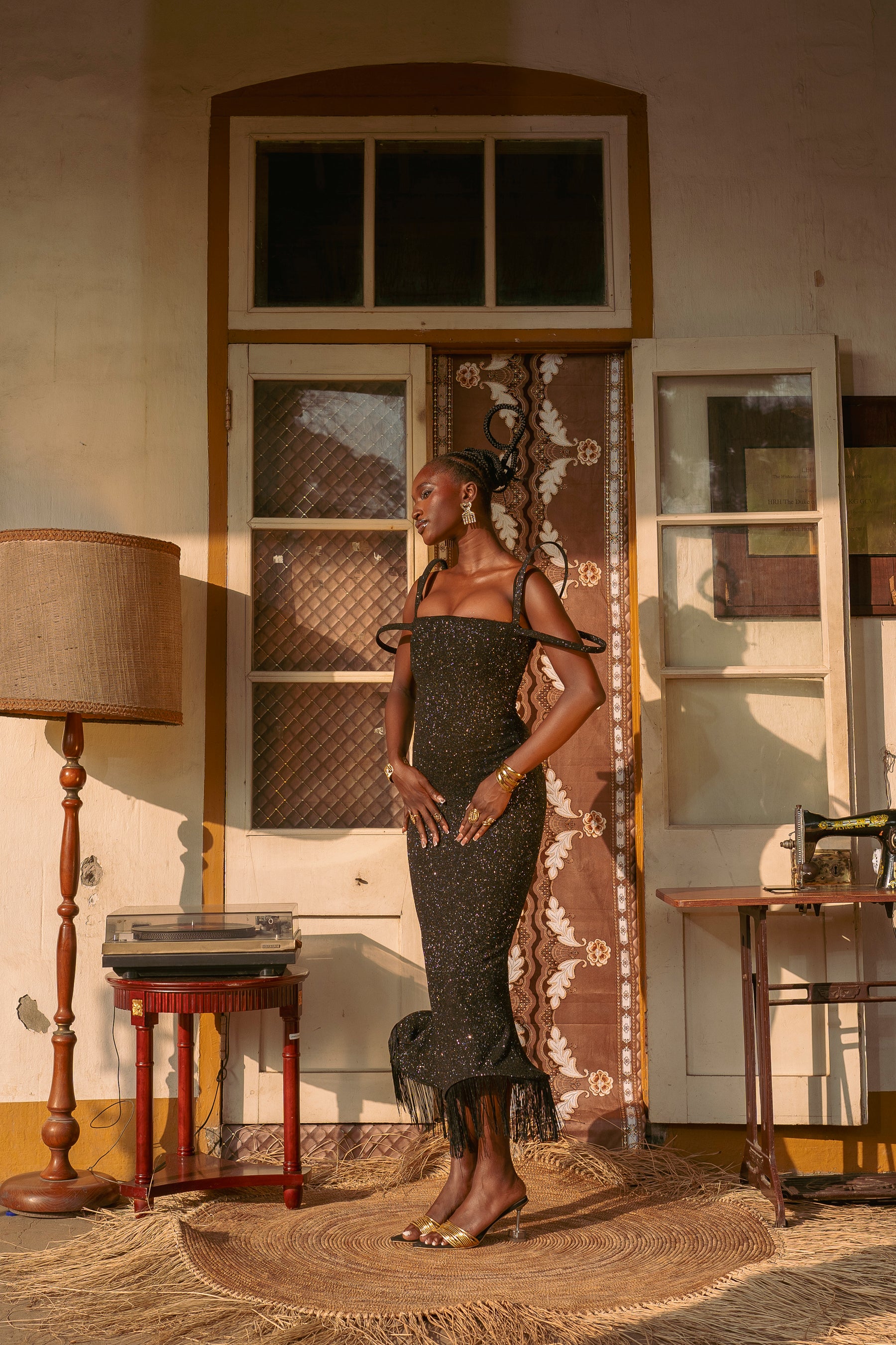 STARRY CHANDELIER DRESS