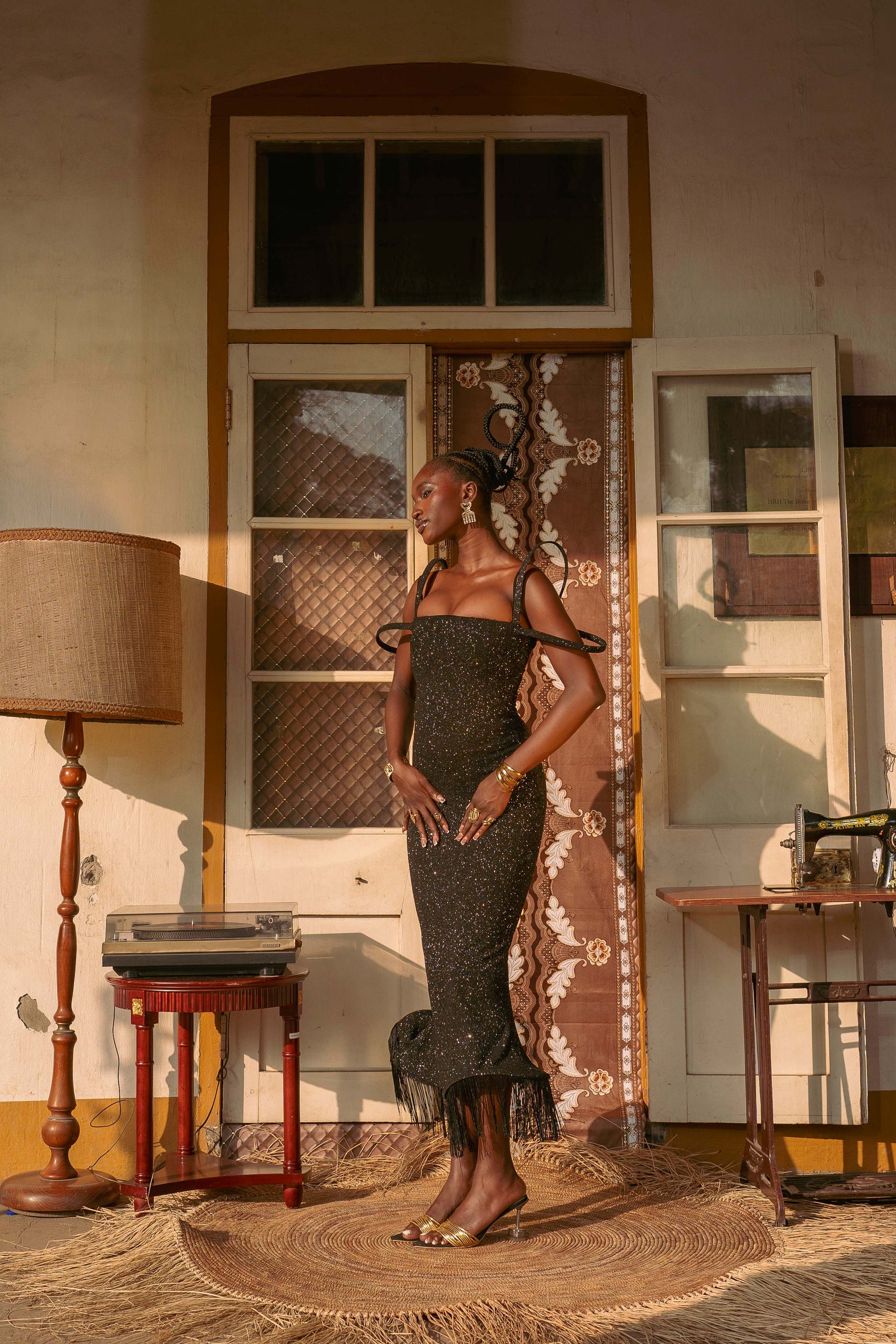 STARRY CHANDELIER DRESS