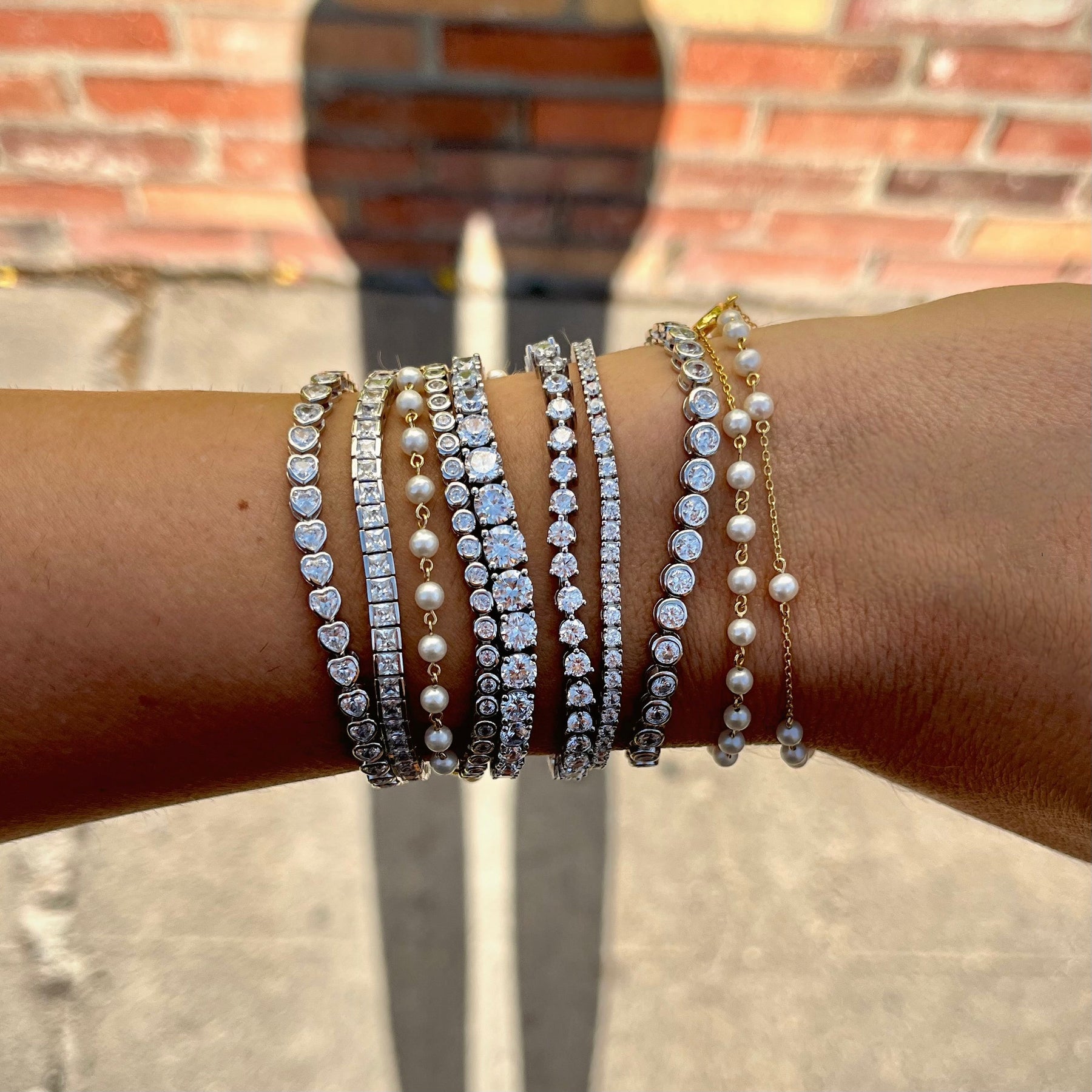 THE “KATE” 3 PRONG 3MM TENNIS BRACELET