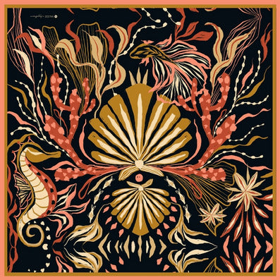 Sea of Venus silk scarf