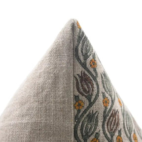Boho Design Thick Linen Block Print Cushion Cover- Kersangri