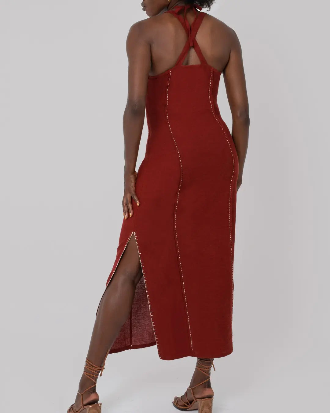 Kavya Halter Midi Dress