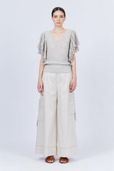Belen Cotton Palazzo Pants | Pristine
