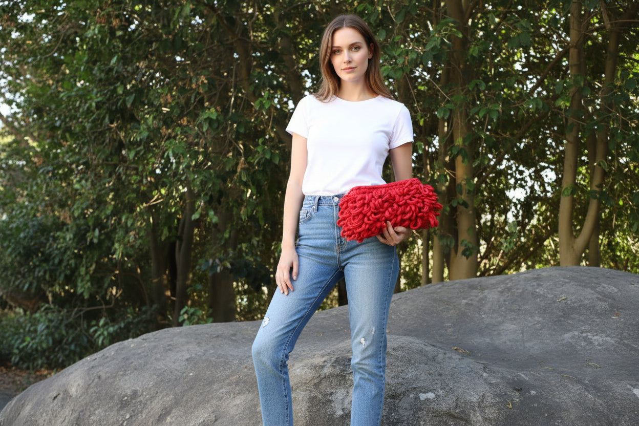 Gala Clutch Bag - Sustainable Luxury Clutch Bag | Handmade by Women Artisans in Ecuador