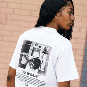 Her World Staple Tee - White