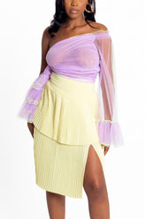 Palmalita One-Shoulder Crop