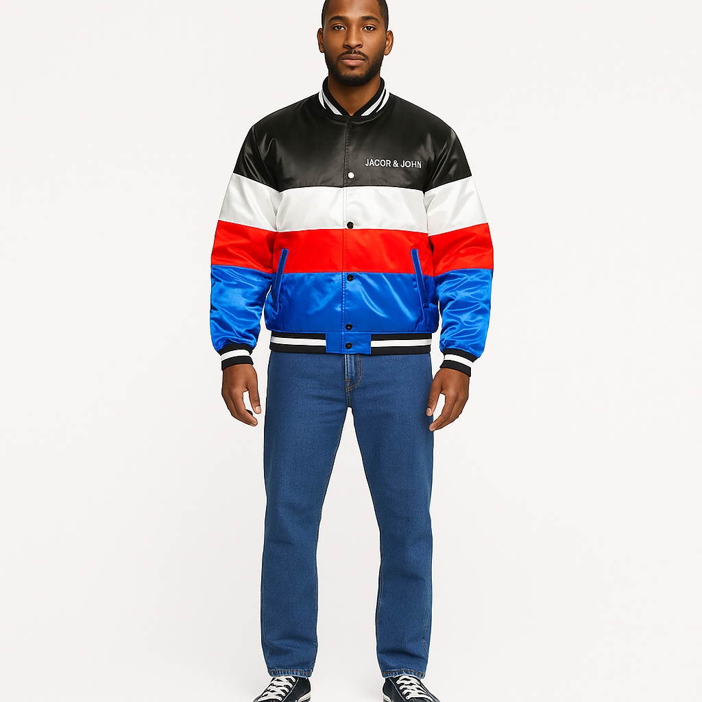 Satin Multicolored Jacket