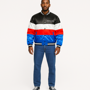 Satin Multicolored Jacket