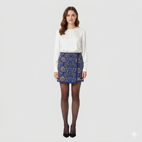 Praia Ornate Jacquard Skirt