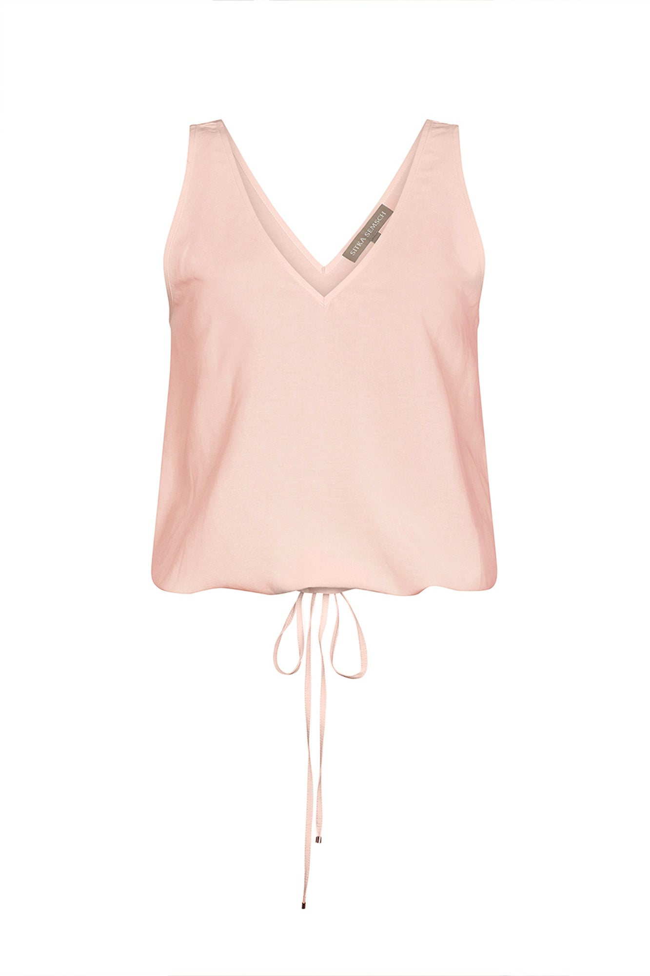 Ryan Drawstring Waist Top | Rose