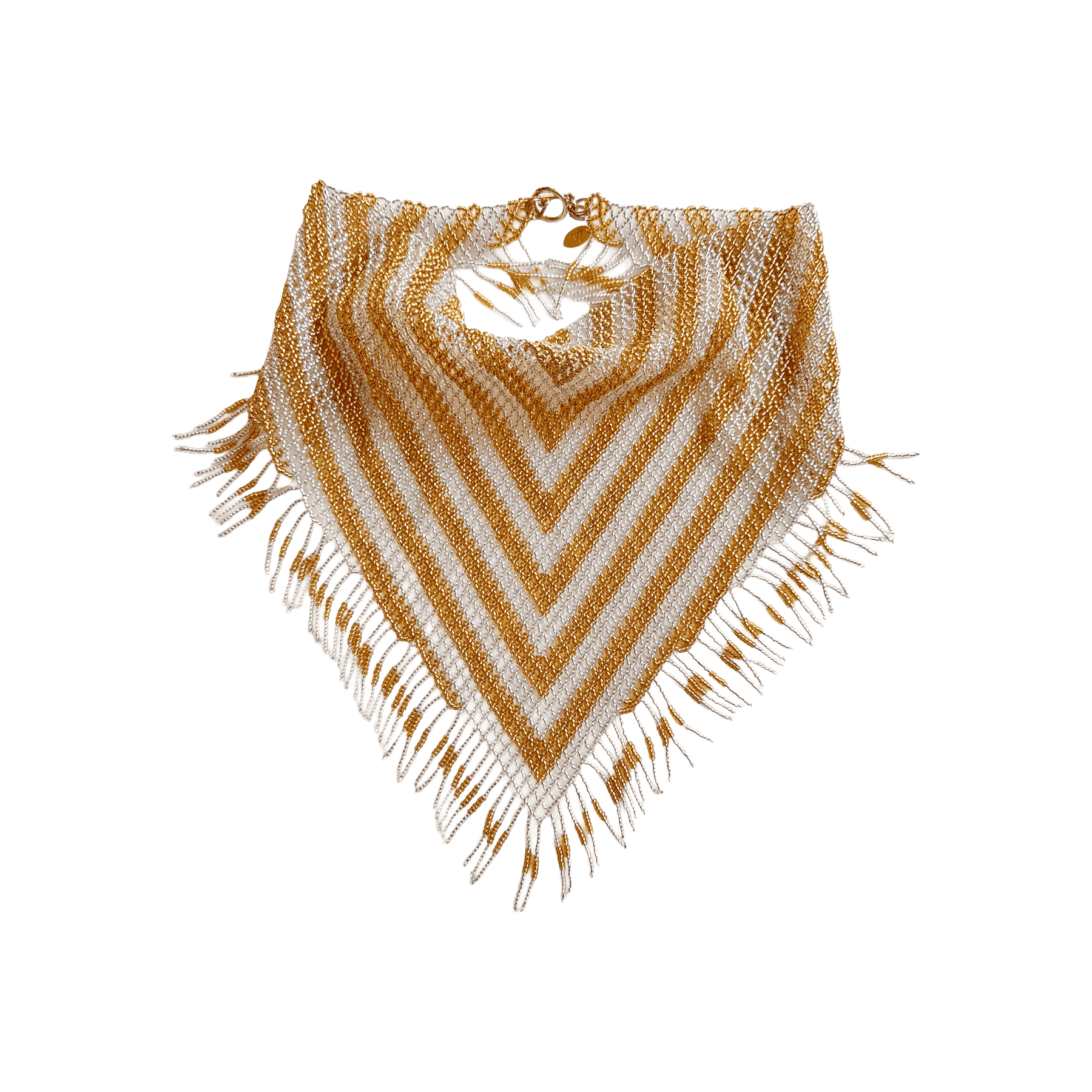 SCARF FRINGE NECKLACE