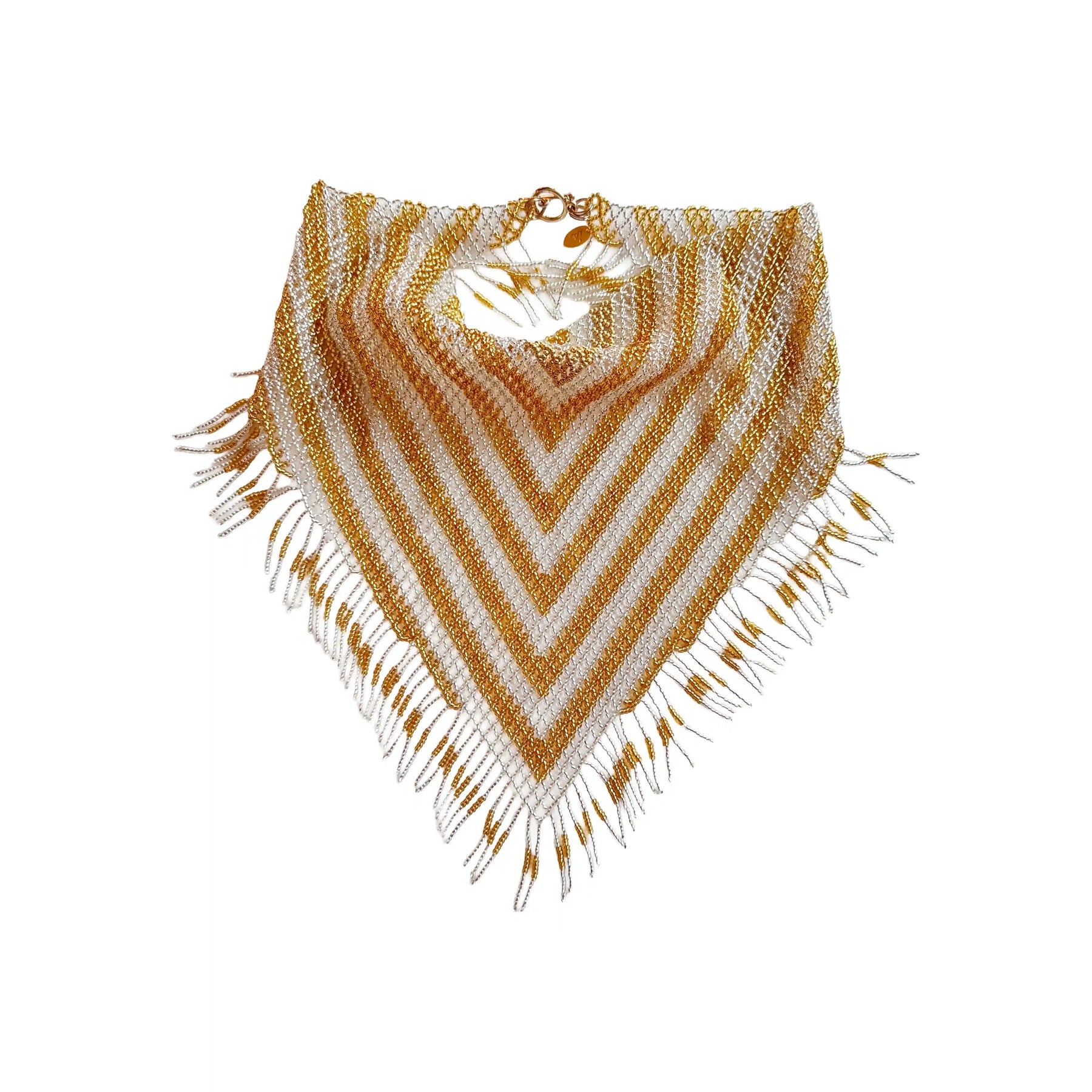 SCARF FRINGE NECKLACE