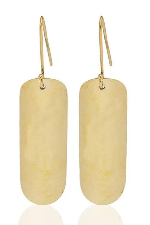 Dhamani Beverly Brass Earrings