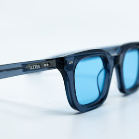 Zid Sunglasses with Onyx Frame & Light Blue Lens
