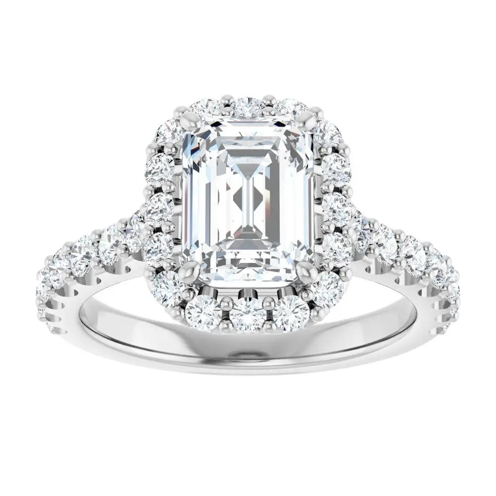 2 1/2 CT Lab-Grown Diamond Engagement Ring in 14K Gold