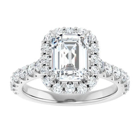 2 1/2 CT Lab-Grown Diamond Engagement Ring in 14K Gold
