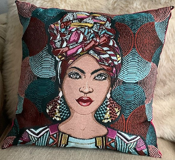 Wrapped and Ready Queen Throw Pillow