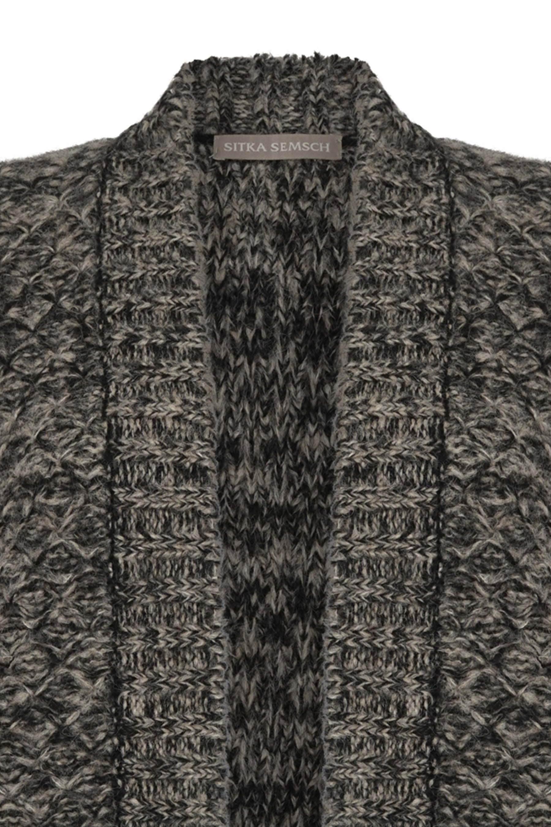 Elaine Poncho | Black Melange