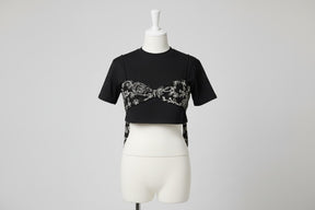 Cropped Lace Bikini T-shirt