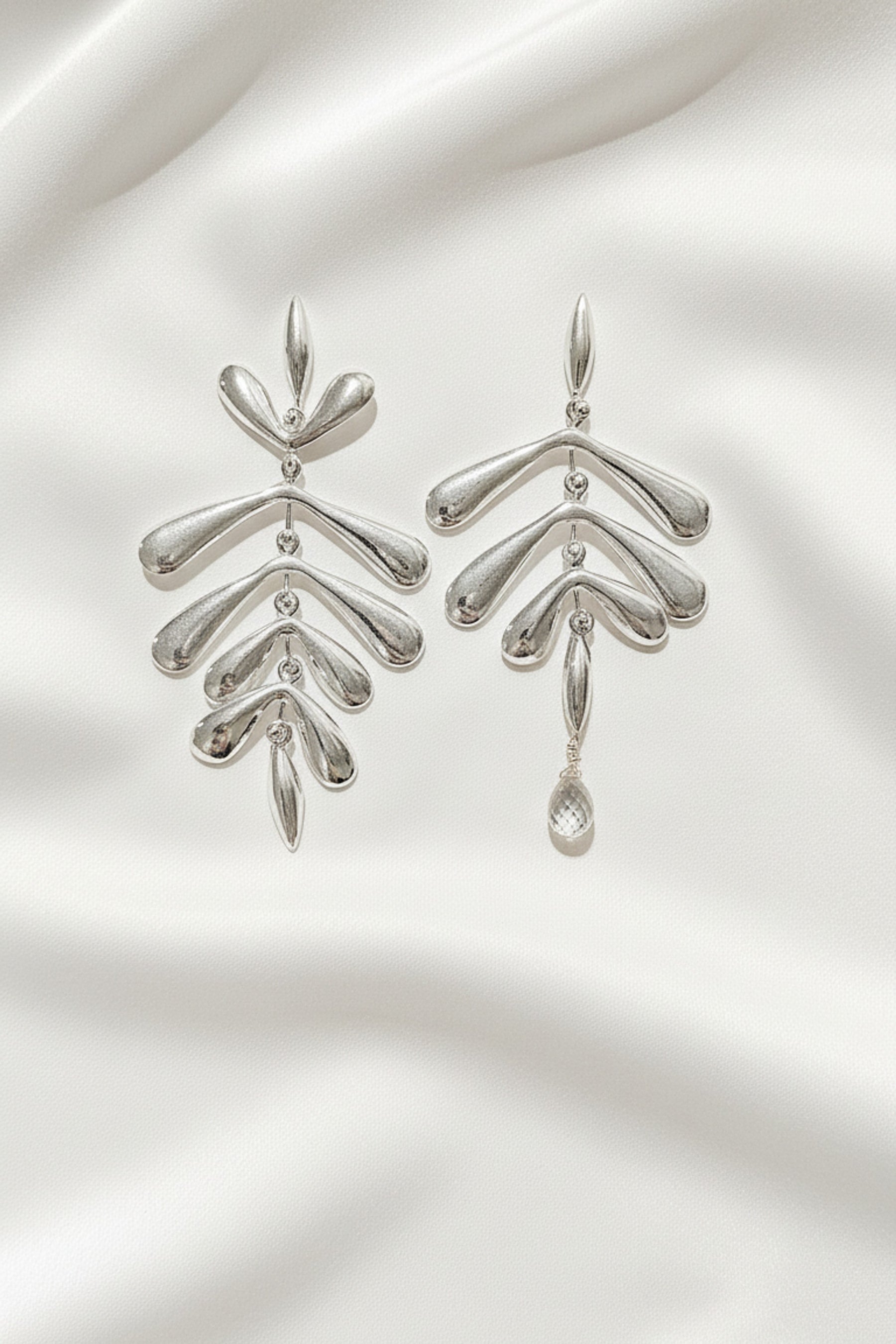 Luxe Fluid Droplet Earrings