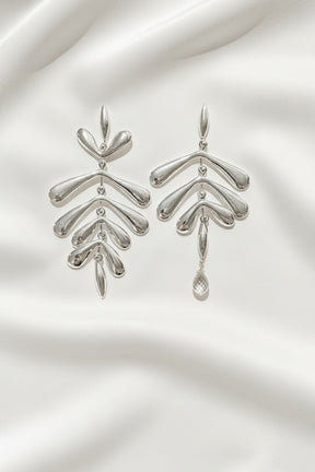 Luxe Fluid Droplet Earrings