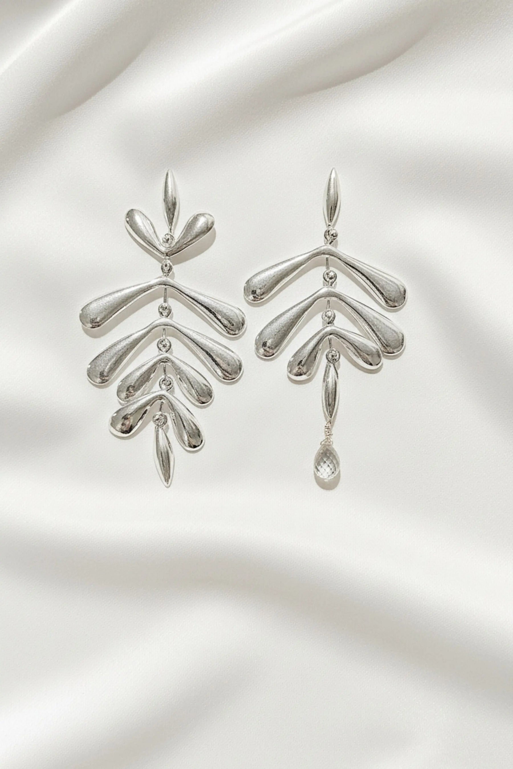 Luxe Fluid Droplet Earrings