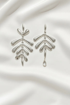 Luxe Fluid Droplet Earrings