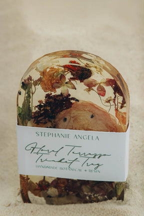 Botanical Resin Trinket Tray