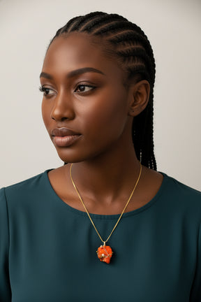 IYUN Wired Wrapped Pendant Necklace