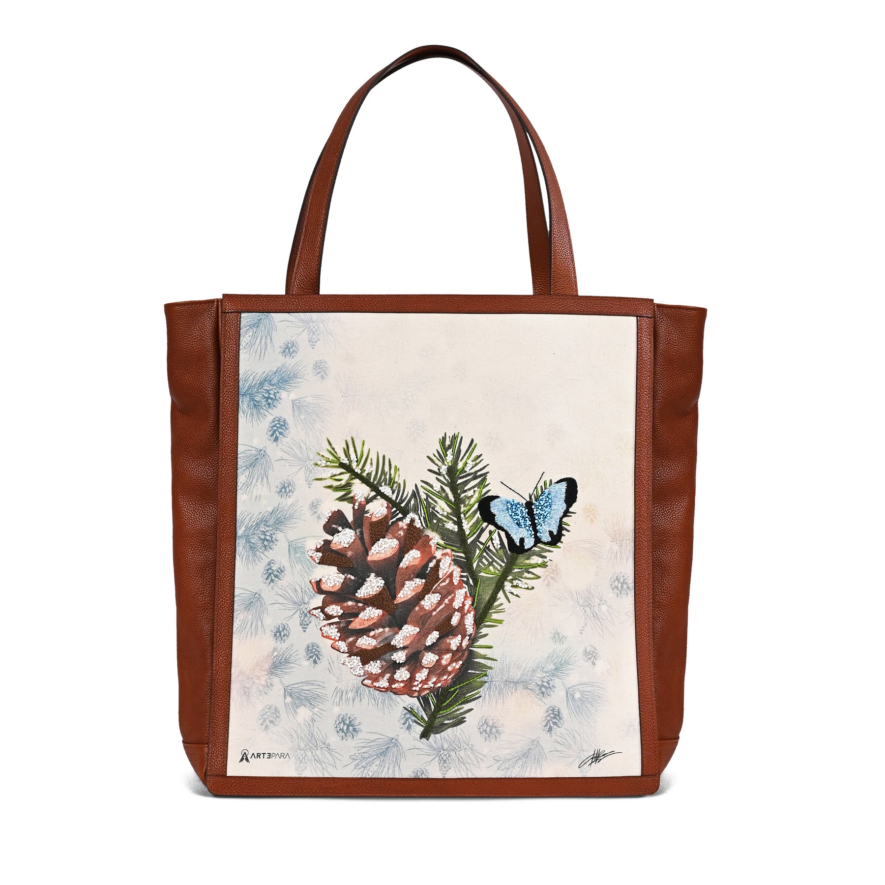 Luxury Winter Art Maxi Tote