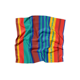 Marula Stripes Print Scarf | Desert Red