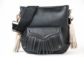María - Black Crossbody Bag