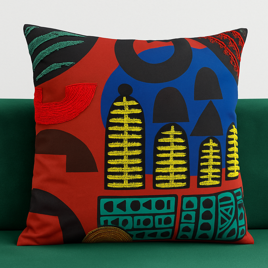 Mopane Beaded | Decorative Throw Pillow