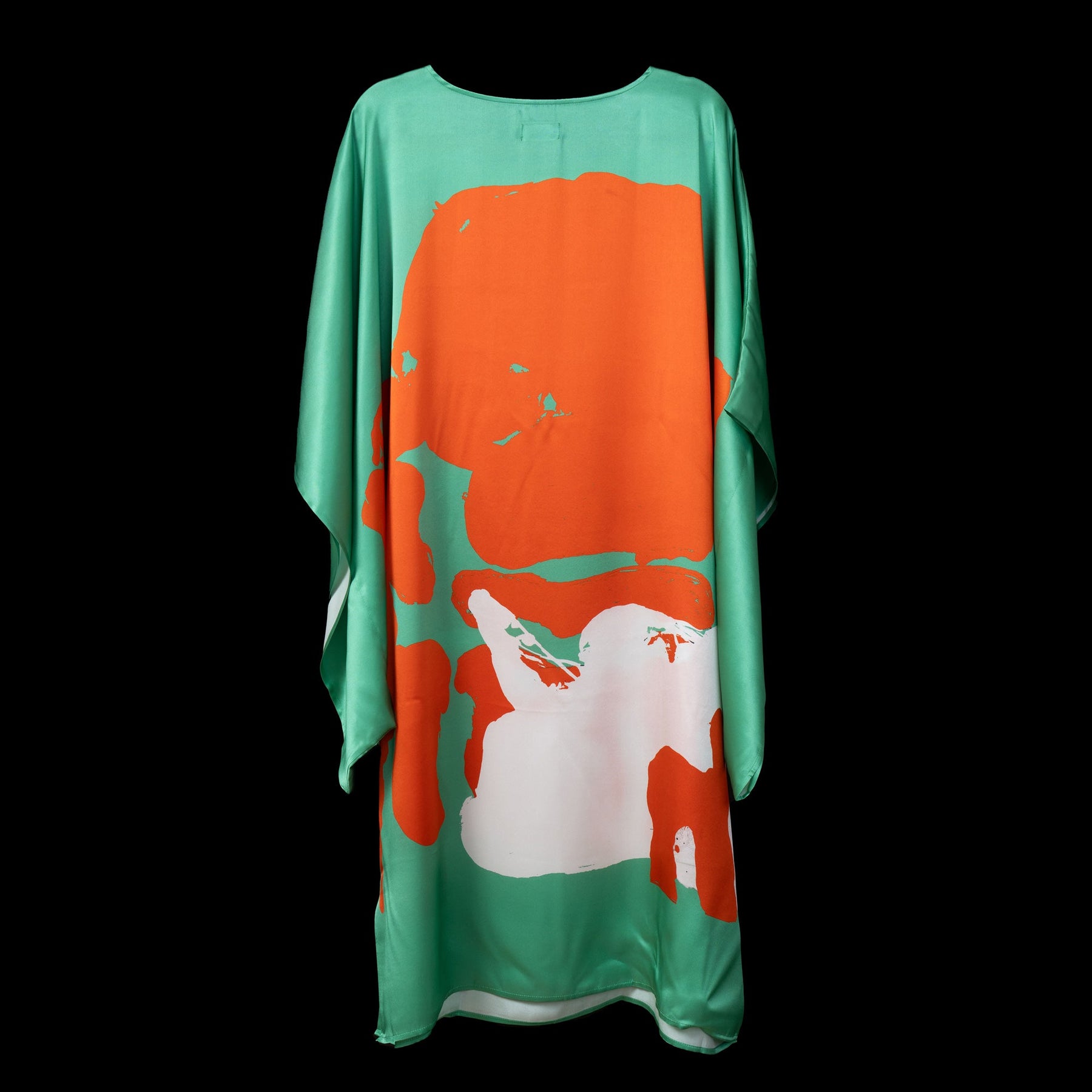 Aqua Orange Organic II Dolman Sleeve Dress