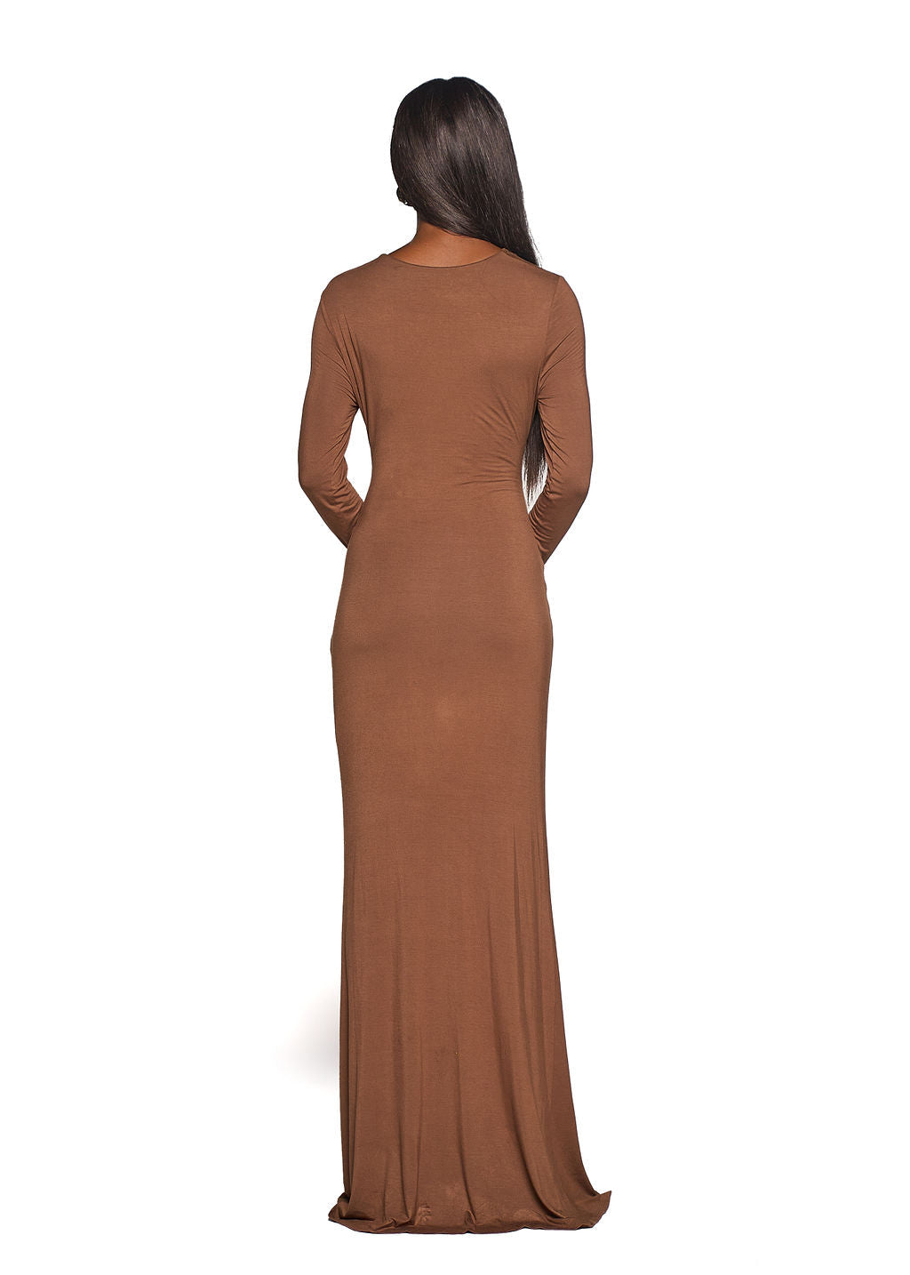 TSID DRESS- BROWN