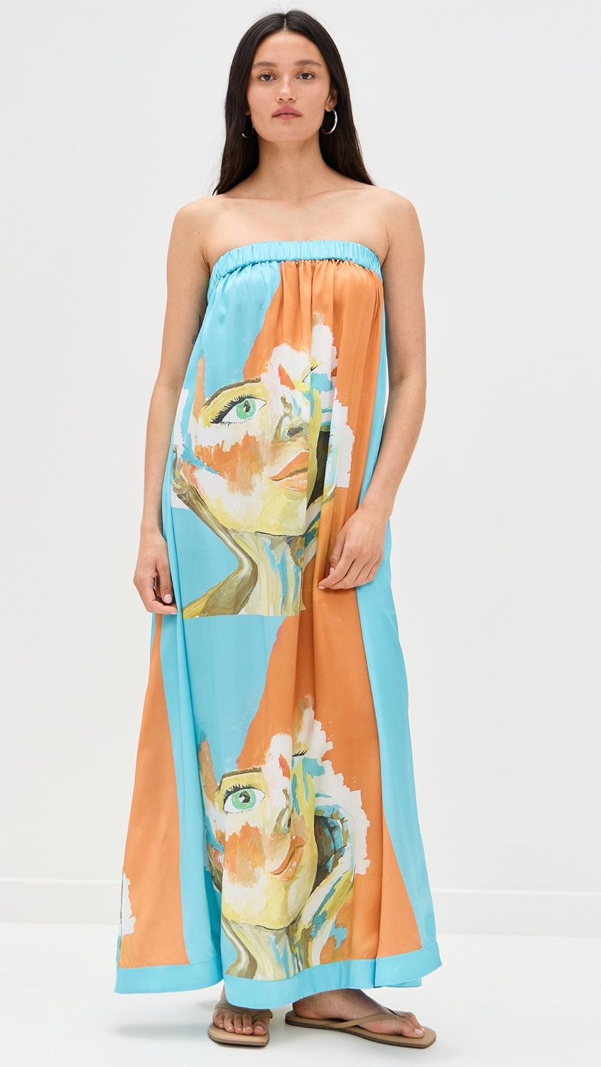 Kesi Maxi Strapless Dress