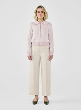 Sequin-Kissed Cotton Cardigan