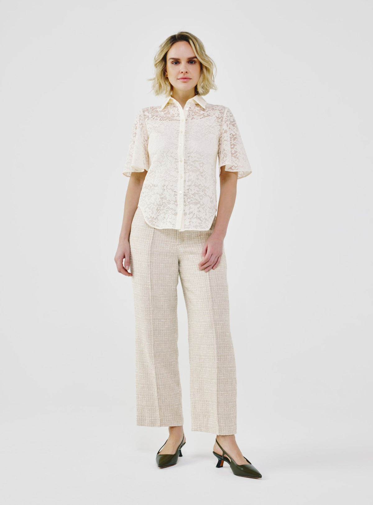 Organic Cotton Lace Shirt