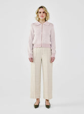 Sequin-Kissed Cotton Cardigan