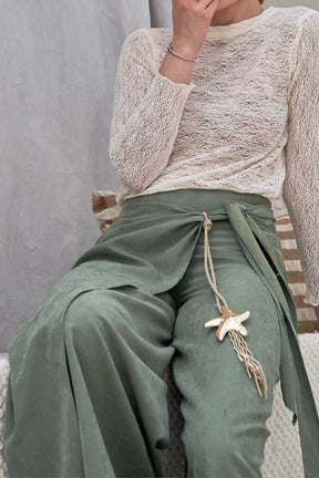 Solapa Green Pants
