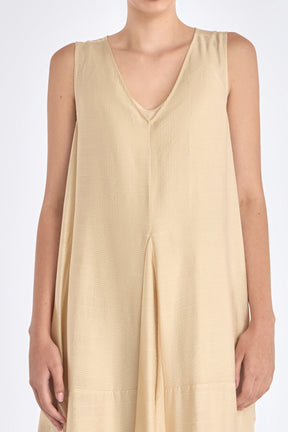 Lenox Godet Dress | Vanilla